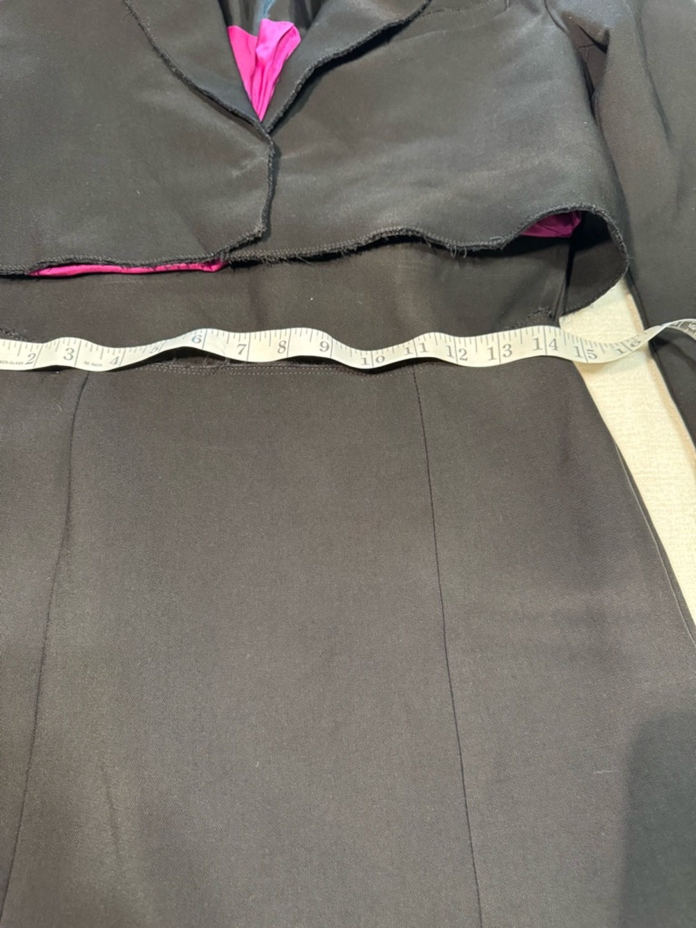 HADERA Mini Dress From The Brand GAUGE81, look like two pieces Suit. - Picture 6 of 12